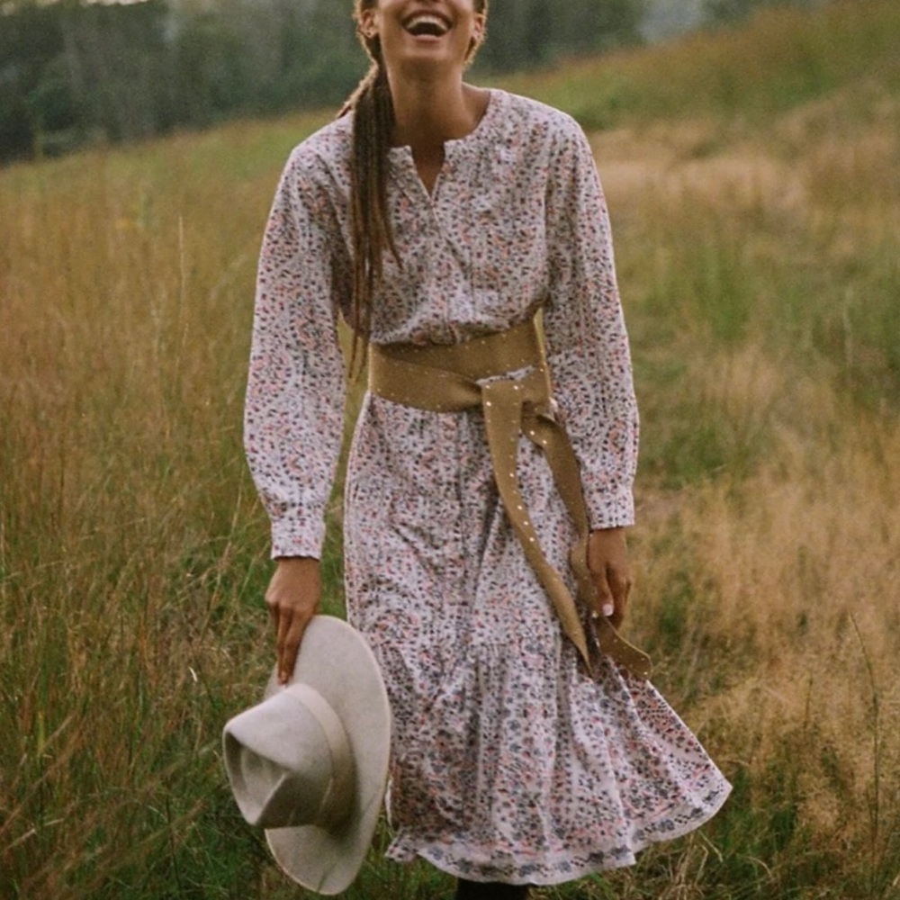 Anthropologie Pilcro Marta Corduroy Midi Dress